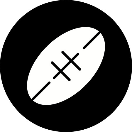 Vector Rugby Iconのイラスト素材