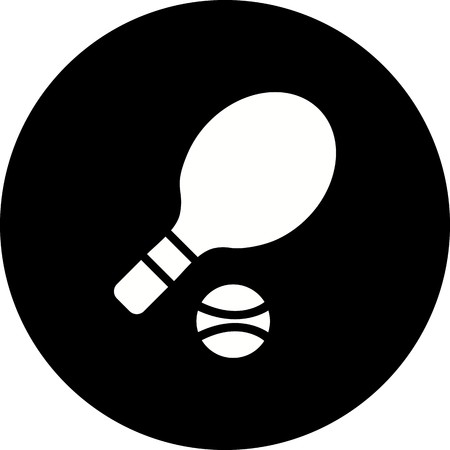Vector Tennis Iconのイラスト素材