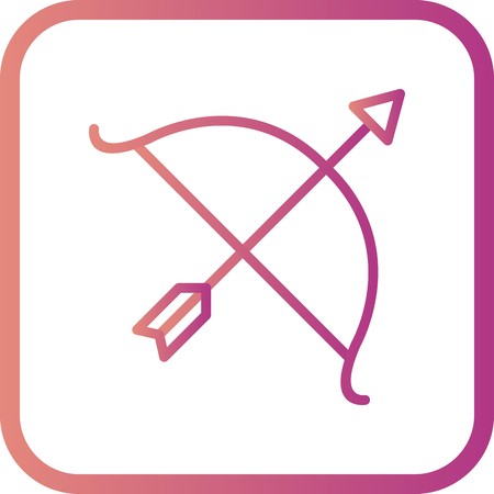Vector Bow Iconのイラスト素材