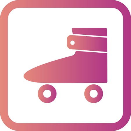 Vector Roller Skate Iconのイラスト素材