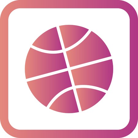 Vector Basketball Iconのイラスト素材