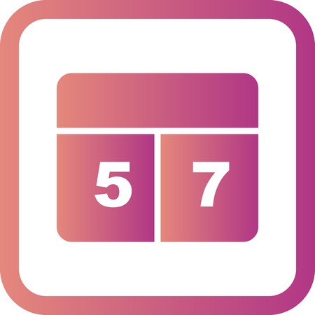 Vector Scoreboard Iconのイラスト素材