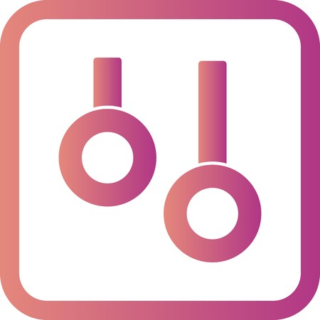 Vector Rings Iconのイラスト素材