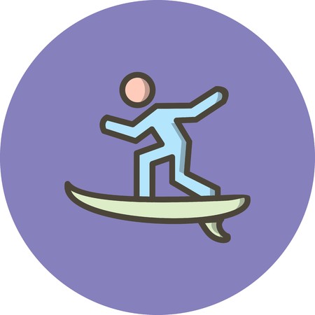 Vector Surf Iconのイラスト素材