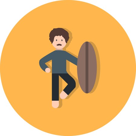 Vector Surf Iconのイラスト素材