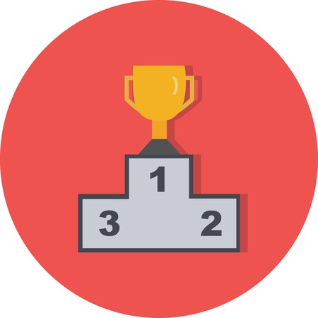 Vector Podium Iconのイラスト素材