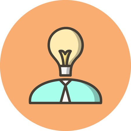 Vector Creavite Man Iconのイラスト素材