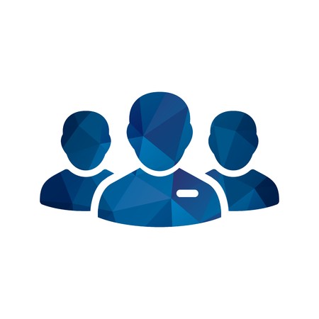 Vector Leader of Group Iconのイラスト素材