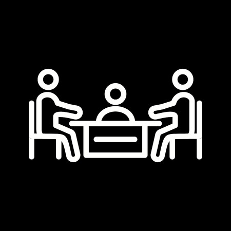 Vector Meeting Iconのイラスト素材