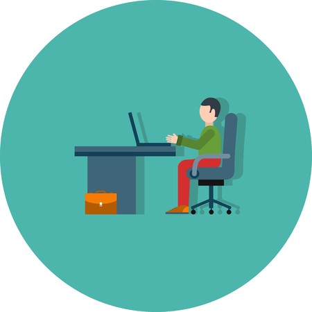 Vector Workspace Iconのイラスト素材