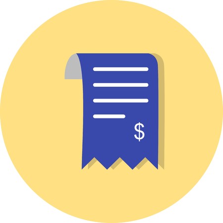 Vector Invoice Vector Iconのイラスト素材