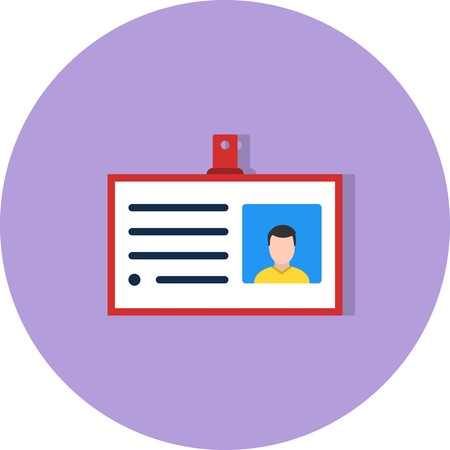 Vector Business Card Iconのイラスト素材
