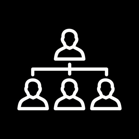 Vector Organization Iconのイラスト素材