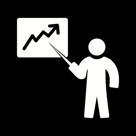 Vector Presentation Iconのイラスト素材