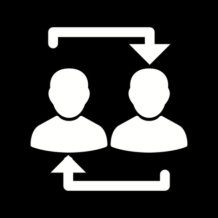 Vector Exchange Iconのイラスト素材