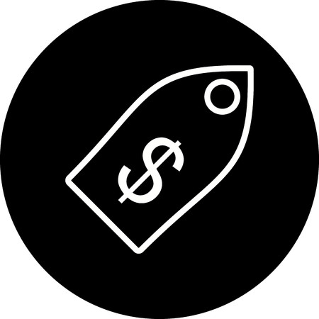 Vector Business Tag Iconのイラスト素材