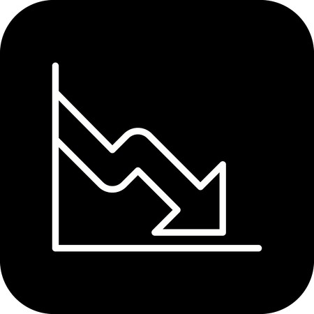 Vector Business Fall Iconのイラスト素材