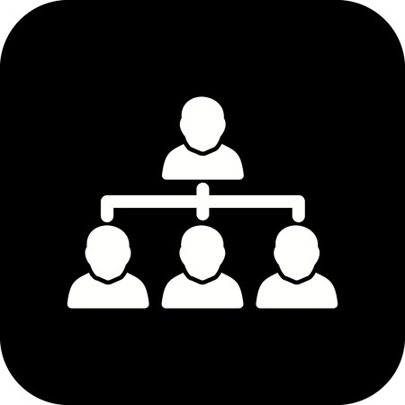Vector Organization Iconのイラスト素材