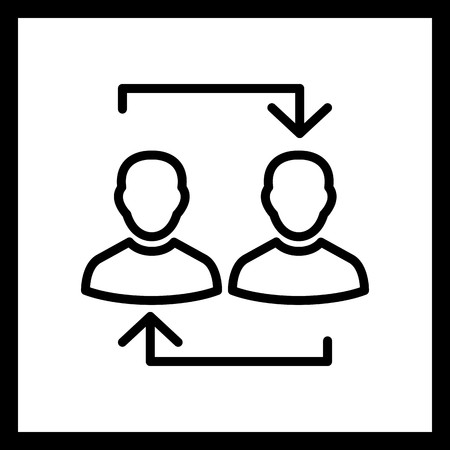 Vector Exchange Iconのイラスト素材