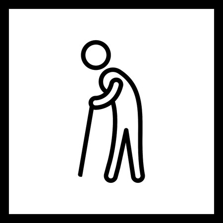 Vector Retirement Iconのイラスト素材