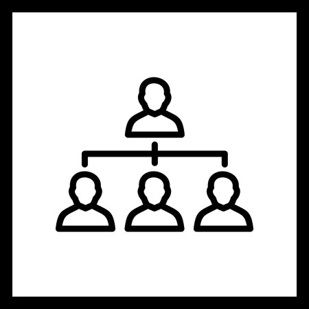 Vector Organization Iconのイラスト素材