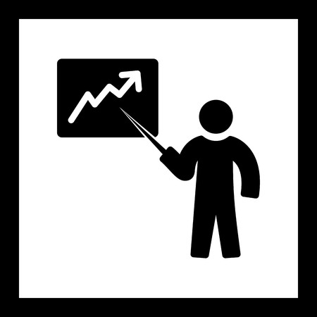 Vector Presentation Iconのイラスト素材