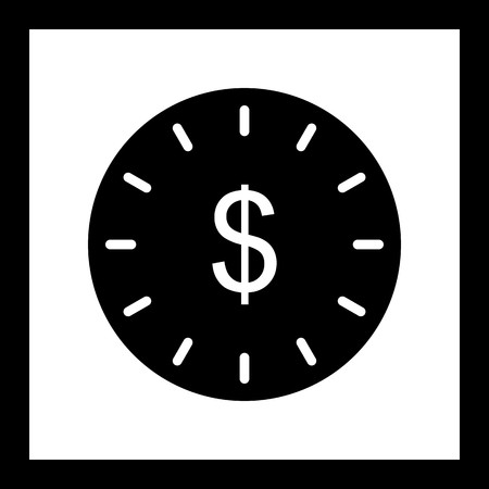 Vector Time Is Money Iconのイラスト素材