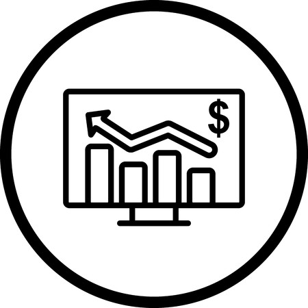 Vector Business Chart Iconのイラスト素材