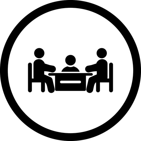 Vector Meeting Iconのイラスト素材
