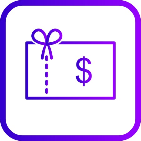 Vector Voucher Iconのイラスト素材