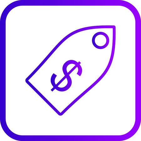 Vector Business Tag Iconのイラスト素材