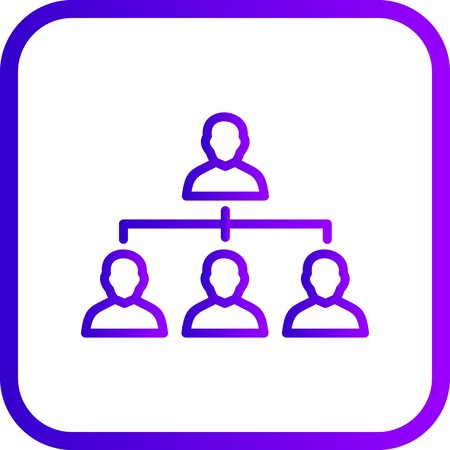 Vector Organization Iconのイラスト素材