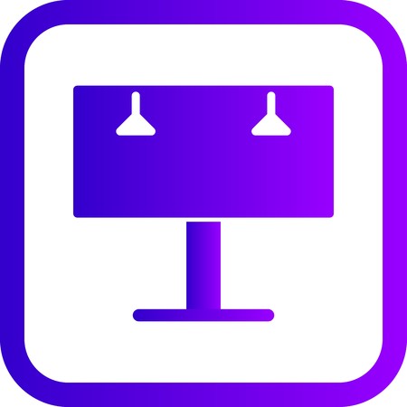 Vector Billboard Iconのイラスト素材