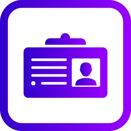 Vector Business Card Iconのイラスト素材