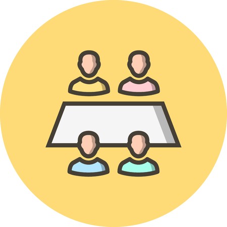Vector Working Team Iconのイラスト素材