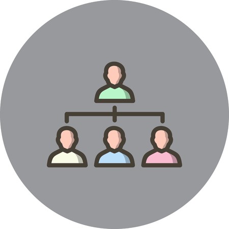 Vector Organization Iconのイラスト素材