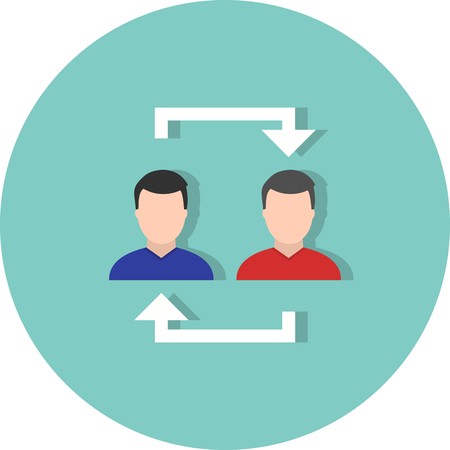 Vector Exchange Iconのイラスト素材