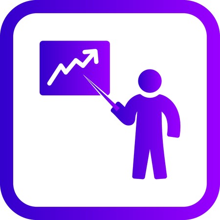 Vector Presentation Iconのイラスト素材