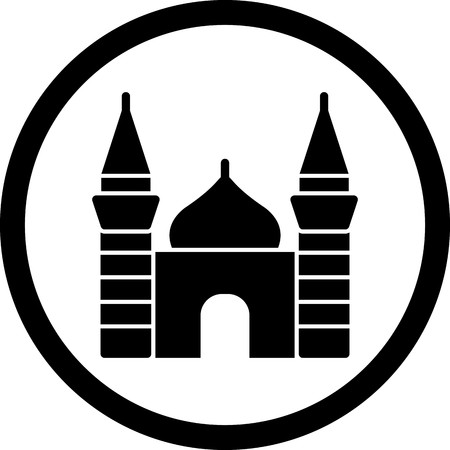 Vector Mosque Iconのイラスト素材