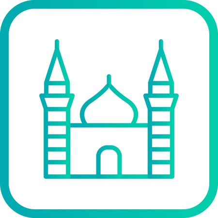 Vector Mosque Iconのイラスト素材