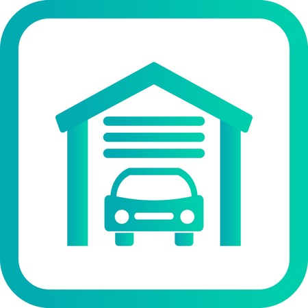 Vector Garage Iconのイラスト素材