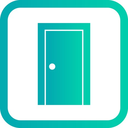 Vector Door iconのイラスト素材