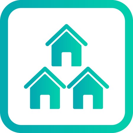 Vector Neighborhood Iconのイラスト素材