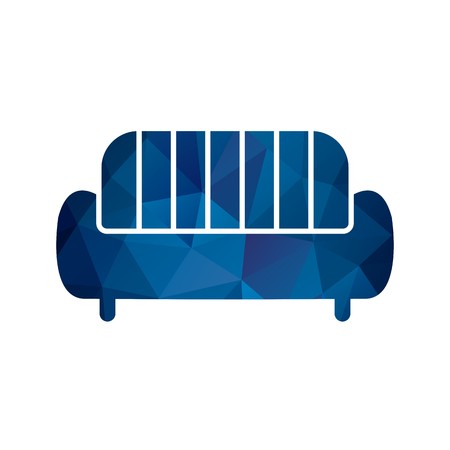 Vector Sofa Iconのイラスト素材