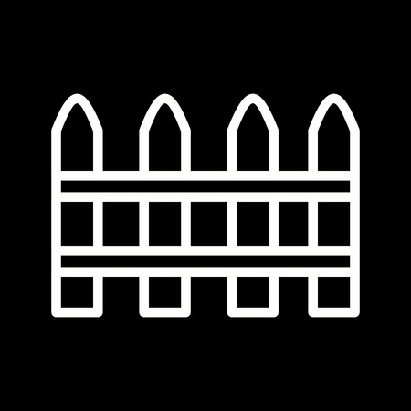 Vector Fence Iconのイラスト素材