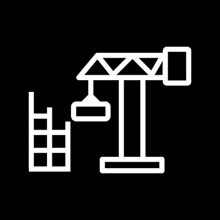 Vector Construction house Iconのイラスト素材