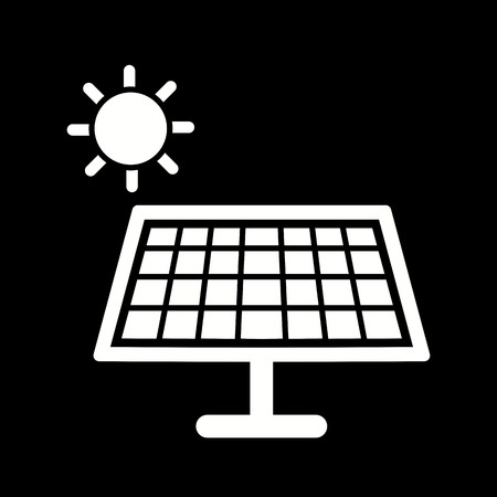 Vector Solar Energy Iconのイラスト素材