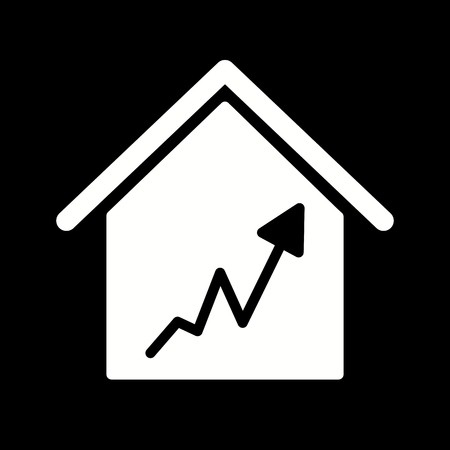 Vector Graph House Iconのイラスト素材