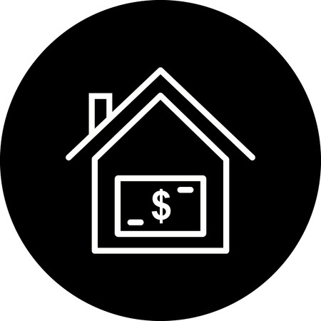 Vector House Price Iconのイラスト素材