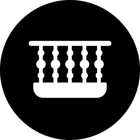 Vector Balcony Iconのイラスト素材